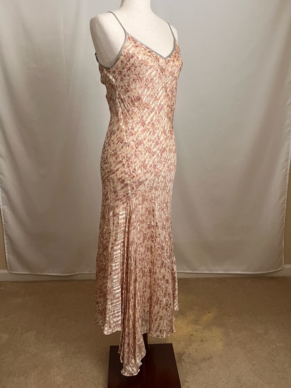 Y2K Vintage! Rebecca Taylor - Silk Bias Cut Dress - 8 - Picture 2 of 13